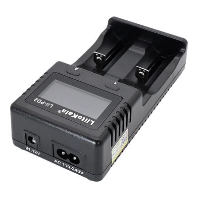 Lii-PD2两槽18650锂电池充电器3.7V1.2V5号7号多功能通用镍镉镍氢