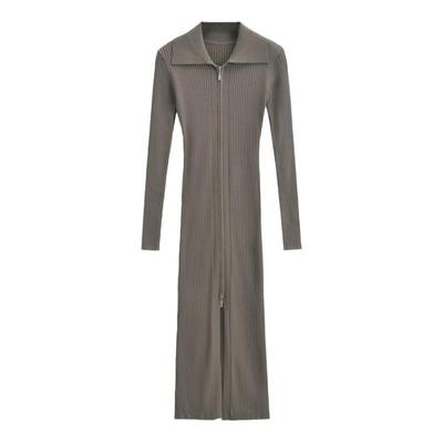 针织连衣裙秋冬修身包臀裙