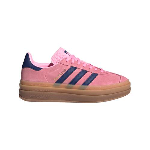 「T头鞋」GAZELLE BOLD厚底增高板鞋女子adidas阿迪达斯三叶草