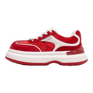 ACUPUNCTURE/爱克佩特圈A春季新款时尚厚底休闲鞋女增高运动板鞋