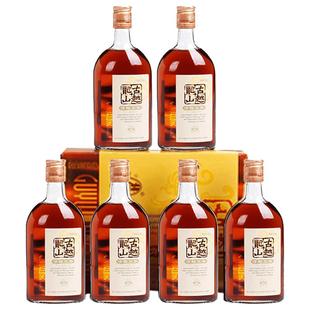 古越龙山黄酒绍兴清醇三年500ml*6瓶箱装花雕酒糯米酒可浸泡阿胶
