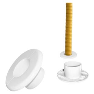 厨房台面燃气黄管装饰盖天然气管道堵塞器灶台孔遮挡美化分体遮丑