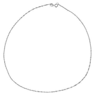 细纯银项链用来搭配吊坠款式多选