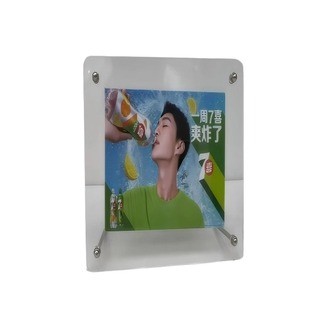 情侣拍立得相框透明创意手工diy桌面摆件送纪念日520礼物双面玻璃