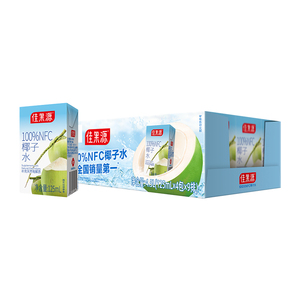 佳果源100%NFC椰子水125ml*16盒
