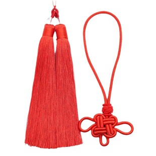 diy饰品配件中国结吊穗汽车挂件礼品吊绳子手把绳吉祥结流苏套装