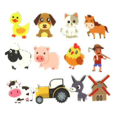 老麦克唐纳有个农场毛毡教具