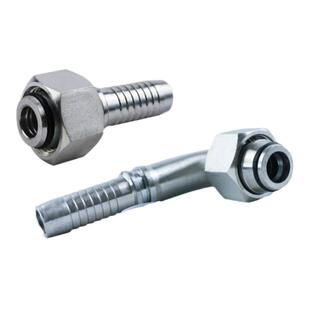 伊顿永华轻型公制24度锥密封扣压式高压油管液压管H型卡套式接头