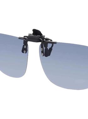 迪卡侬墨镜夹片偏光近视太阳眼镜