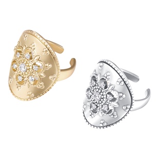 Mixx靡诗秋冬新品繁花戒指开口戒轻奢高级感