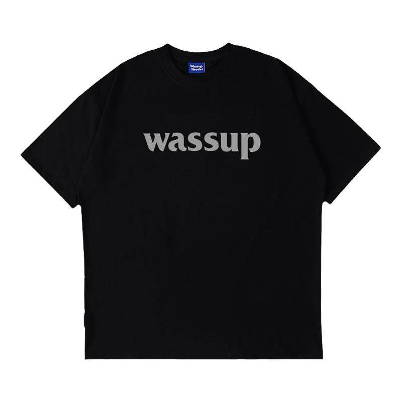 WASSUP潮牌重磅纯棉短袖T恤