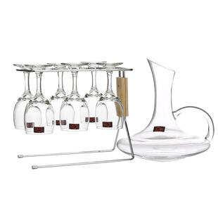 欧式创意酒杯小号6只装红酒杯葡萄酒杯玻璃高脚杯醒酒器套装 家用