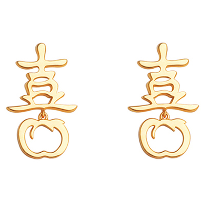 本命年原创设计风情人节礼物耳环