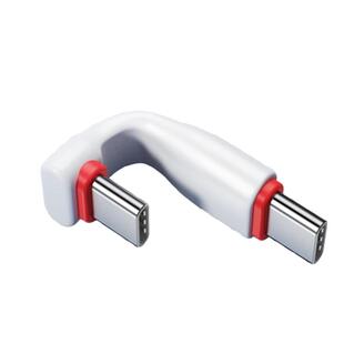 Auiu双头Type-c数据线传输线USB4全功能40G扁线外接弯头PD240W