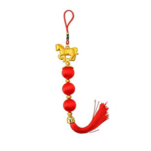 马年新年装饰品春节挂饰礼物2026过年喜庆红灯笼挂件生肖马车挂