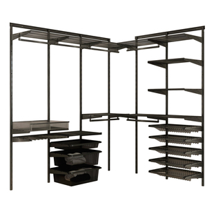美达斯定制金属框架衣柜步入式衣帽间架子组装砌墙钢架结构置物架