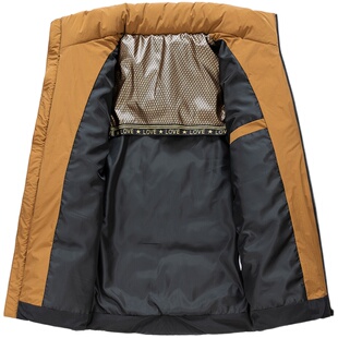 肥佬男装加肥加大码立领羽绒服外套保暖加厚宽松羽绒衣外套260斤