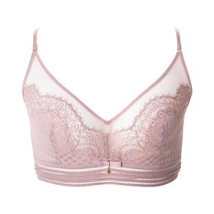 西维娅调整型含蚕丝养护文胸无痕薄款防凸点收副乳美背细肩带内衣