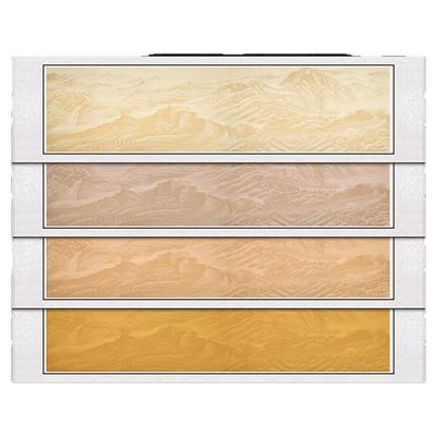 蜡染万里长城宣纸半生半熟卷轴