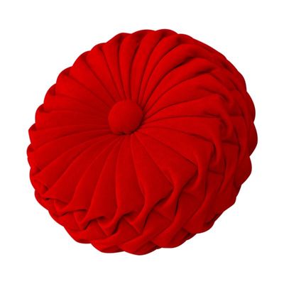 自己缝小六手工抱枕花边元宝如意抱枕diy材料包客厅沙发圆形靠枕