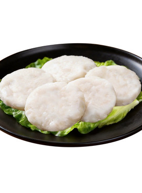 北海印象手打墨鱼饼新鲜墨鱼正宗海鲜丸子鱼丸子速冻烧烤食材商用