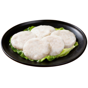 北海印象手打墨鱼饼新鲜墨鱼正宗海鲜丸子鱼丸子速冻烧烤食材商用