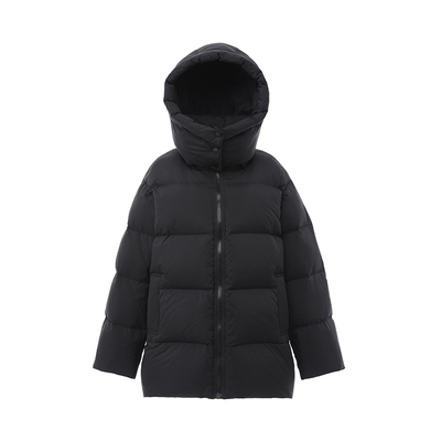 黑色羽绒服冬季女中长款2025新款高级感超好看小个子韩版加厚保暖