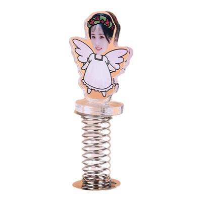 摇头摆件异形定制汽车弹簧摆件