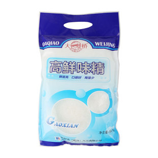 鲜度高口感好用量少 大桥高鲜味精大颗粒900g克 正品包邮餐饮用