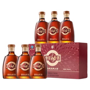 劲牌参茸劲酒官方旗舰店正品38度100ml*6年货礼盒养山参鹿茸生酒