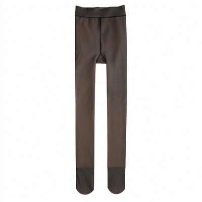 春秋外穿假透肉秋冬透肤大码打底裤加绒女空姐一体光腿加厚连裤袜