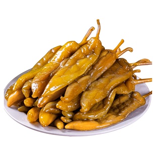 江西特产婺源酸辣椒农家手工自制老坛子腌制泡辣椒咸菜开味下饭菜