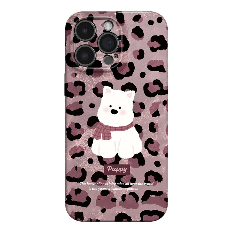 粉豹萌狗 适用苹果iphone17手机壳华为pura70小米15荣耀x50红米k80高级感小众vivox200软opporeno15一加ACE5