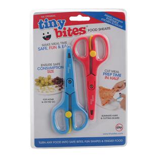美国tiny bites婴儿辅食剪宝宝儿童食物不锈钢研磨器剪刀吴尊同款