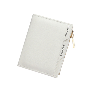 英皇保罗真皮钱包女2026新款皮夹短款极简零钱包驾驶证卡包二合一