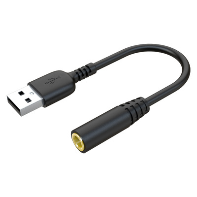 usb转35mm耳麦声卡音频转接线