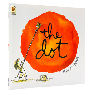 点 英文原版 The Dot 彼德雷诺兹 幼儿艺术启蒙绘本 艺术教育 平装 搭邻居 我是艺术家 旅程