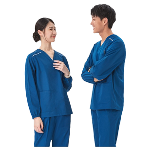 蝶芭朵洗手衣女长袖手术服刷手衣手术室工作服巡回护士服医生服男