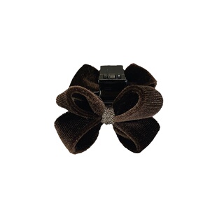 韩国进口细腻高品质抓夹立体丝绒小蝴蝶结优雅气质发抓公主头发夹