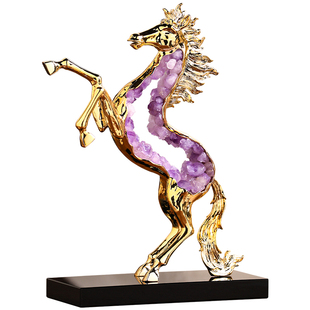 马年马摆件办公室桌面高级感轻奢高档客厅玄关装饰品乔迁开业礼物