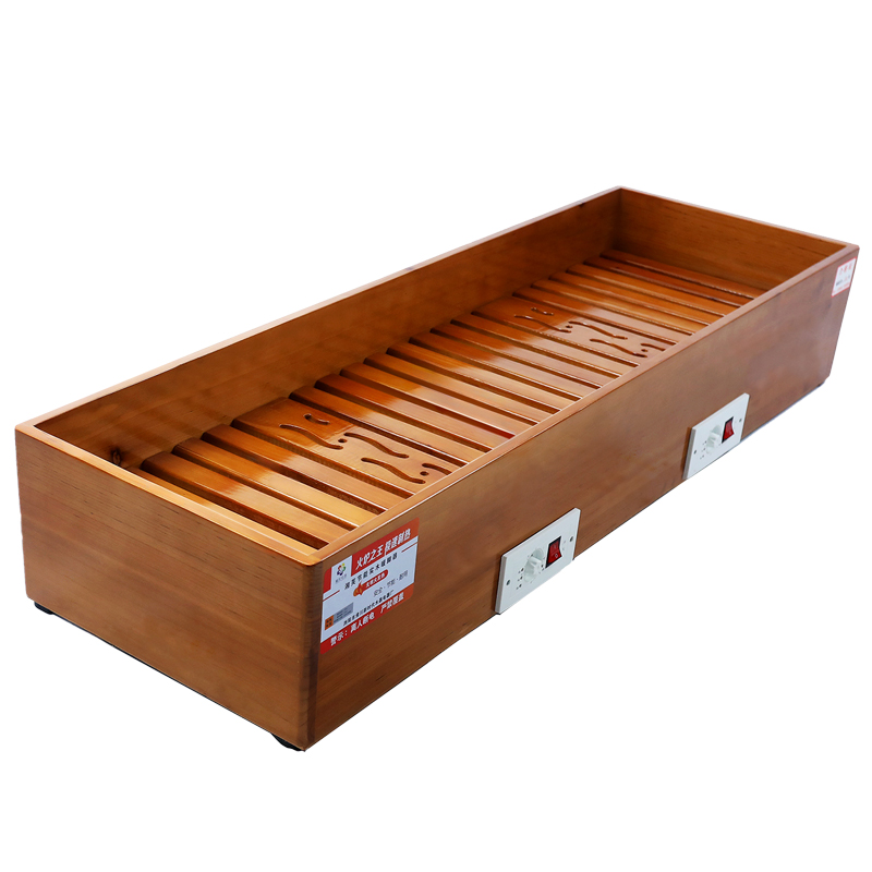 实木烤脚取暖器家用烤火炉湖南暖脚神器烤火箱家用长方形电火桶