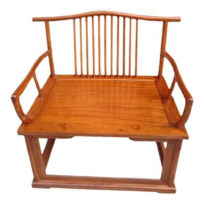 主人椅新中式禅椅免漆扶手椅