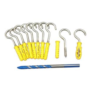 挂灯笼挂钩门口户外阳台悬挂吊顶墙壁螺丝钉承重吊钩金属挂勾配