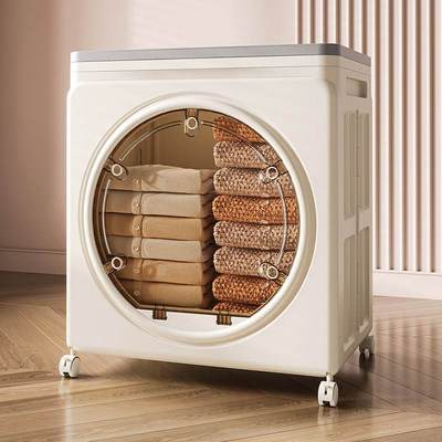 三开门折叠收纳箱家用裤子收纳储物箱大容量玩具卧室整理柜衣服