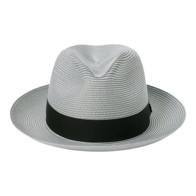 stetson美国手工编织草帽帽遮阳帽牛皮吸汗带 透气清爽防晒沙滩帽