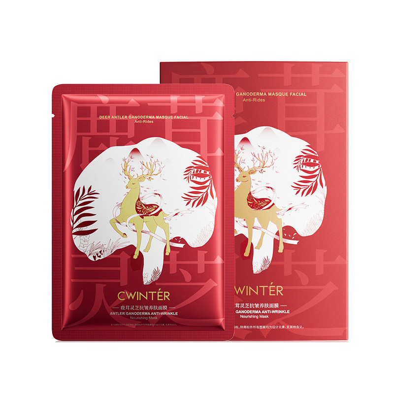 鹿茸灵芝抗皱养肤面膜