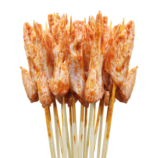 烧烤鸡翅尖小串100串腌制冷冻新鲜鸡翅尖半成品网红铁板夺命小串