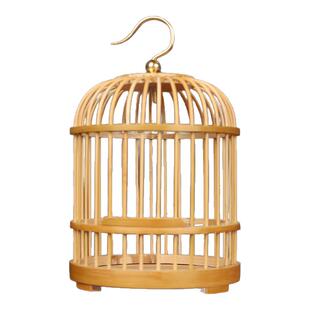 天然玉竹子蝈蝈笼子实木蛐蛐笼子蚂蚱螟虫笼手编笼饲养箱爬虫笼子