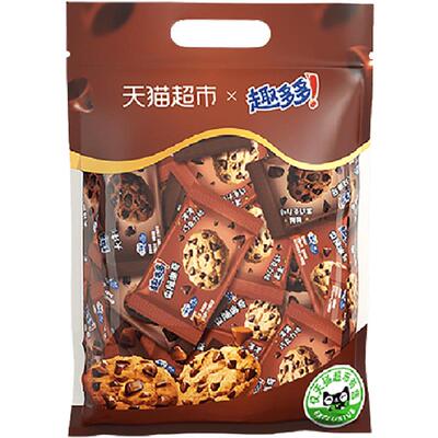 趣多多巧克力原味曲奇饼干672g