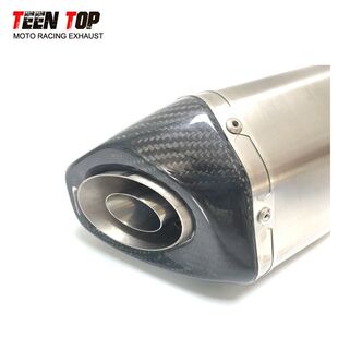 470mm钛合金天蝎大六角排气管尾段Ninja400/Z900/R1/R6排气消声器